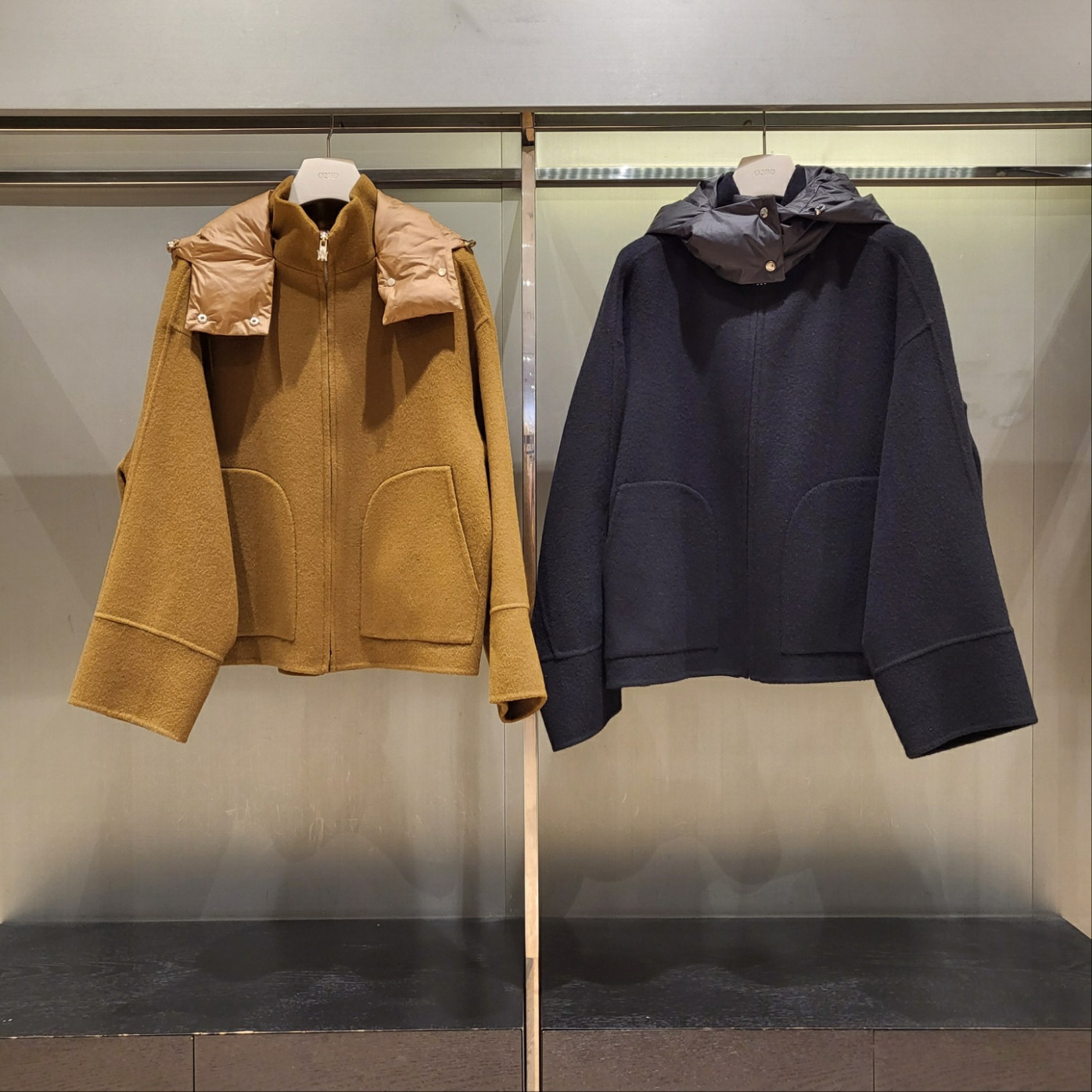 潮流直邮  韩国O'2nd 奥蔻 25冬  时尚羊绒短外套O22FAROT527W