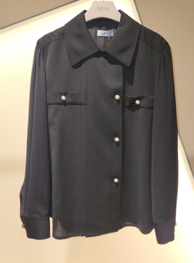 潮流直邮 SJSJ 韩国代购 2024夏 时尚衬衫 SJ2E8-WSH268W