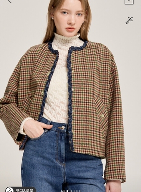 潮流直邮 韩国  O2nd/奥蔻 24秋短外套O22EAWOT284W