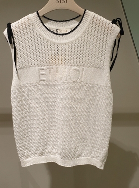 潮流直邮  SJSJ 韩国代购 2024夏 毛背心 针织衫 SJ2E5-KTO194W