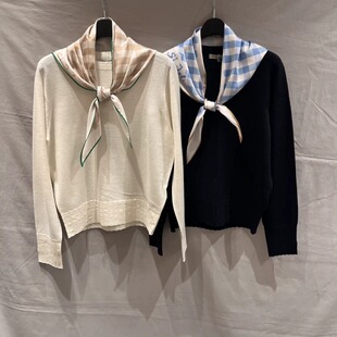 韩国SJSJ正品 SJ2G0 代购 丝巾毛针织衫 KTO410W 26早春 潮流直邮