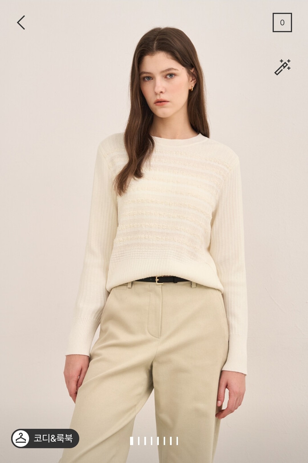 潮流直邮 韩国SJSJ正品 24冬 圆领针织衫SJ2EBKTO864W