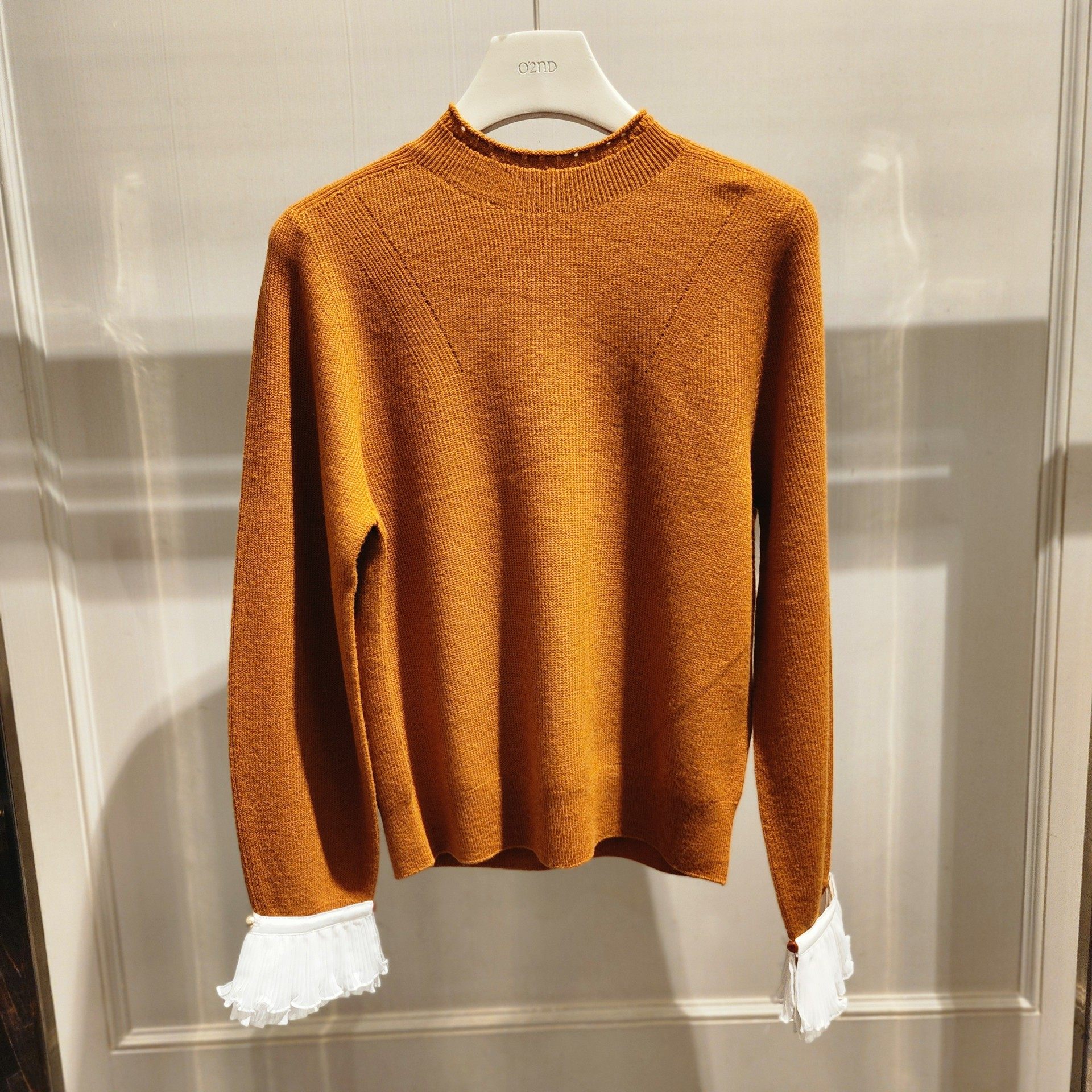 潮流直邮 韩国O'2nd 奥蔻 24秋  立领针织衫O22E9KTOA24W,女装/女士精品,毛针织衫,淘宝优惠券,粉丝福利购,淘宝优惠卷