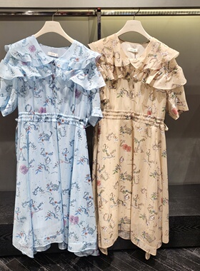 潮流直邮  韩国 O'2nd 奥蔻 25春 碎花甜美连衣裙O22F3WOP756W