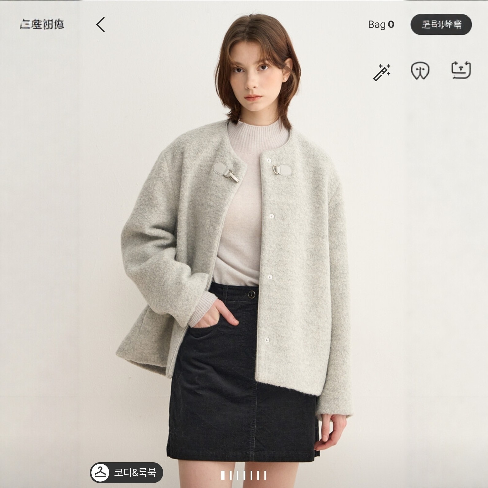 潮流直邮  SJSJ 韩国代购 2025冬 时尚外套 SJ2FB-WOT245W