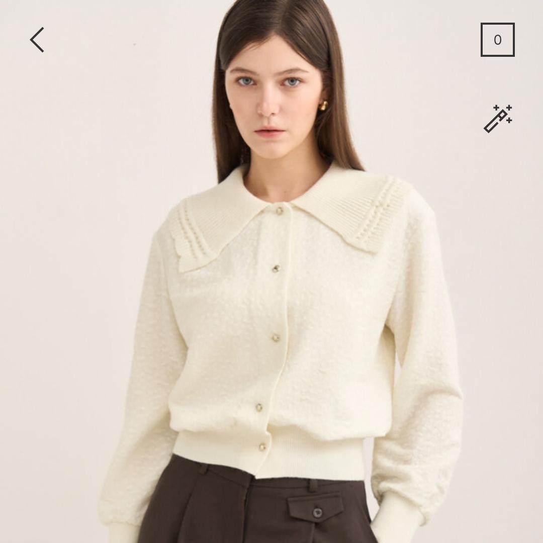 潮流直邮  韩国SJSJ 24冬  百搭翻领针织衫SJ2EAWBL283W