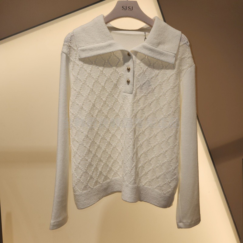 翻领针织衫SJ2EA-WTO231W