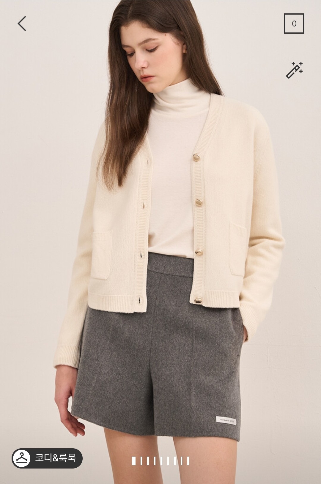 潮流直邮 韩国SJSJ正品 24冬 时尚V领开衫SJ2EBKCD972W