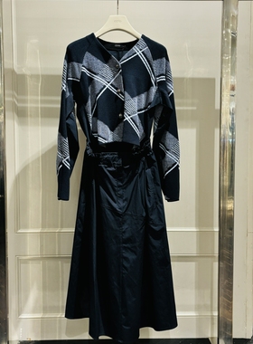 潮流组 韩国代购 O'2nd 奥蔻 24早秋 长袖连衣裙O22E8WOP208W