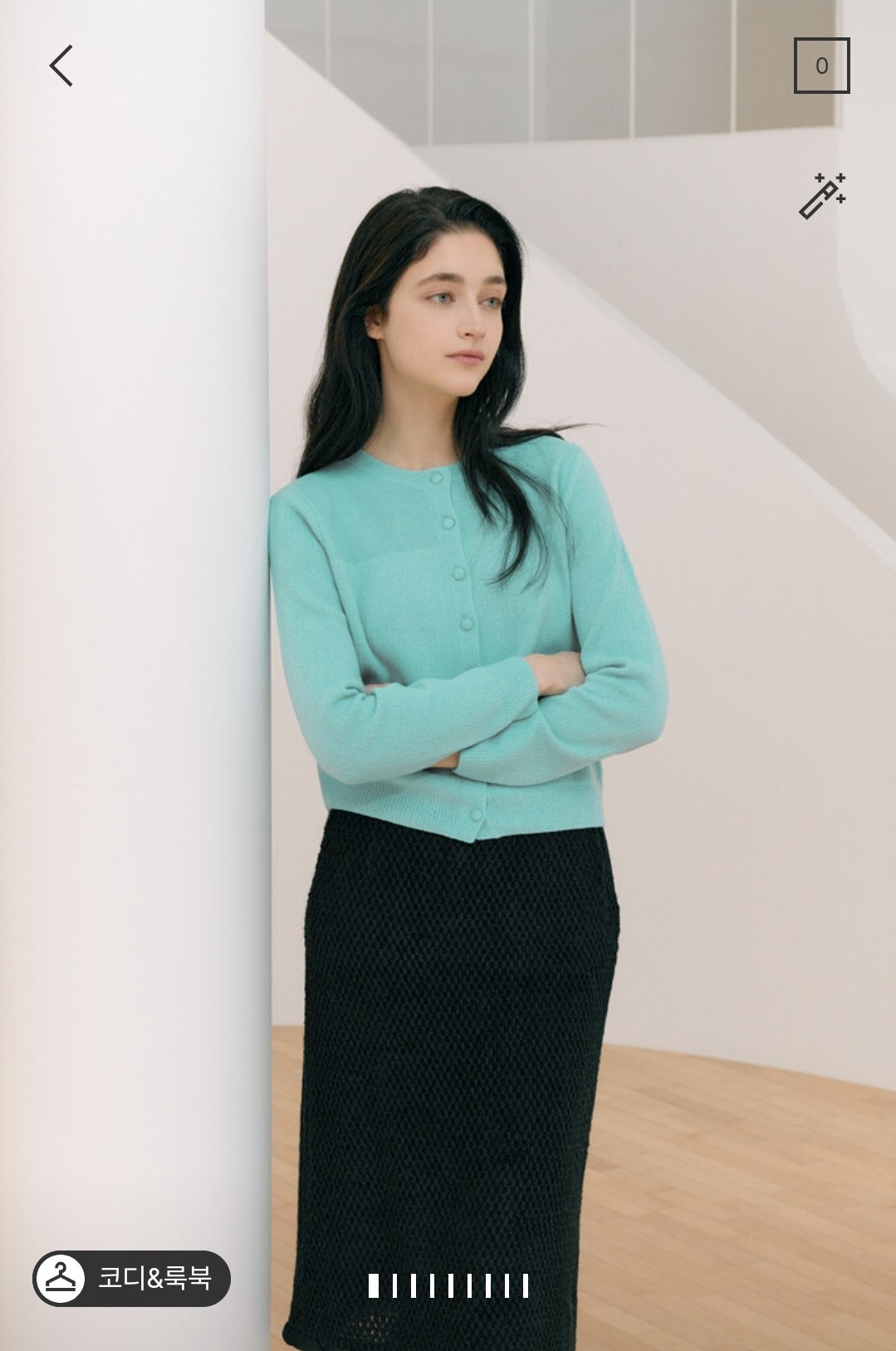 潮流直邮 韩国SJSJ正品 24冬 时尚羊绒开衫SJ2EBKCD974W