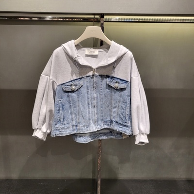 潮流直邮  韩国O'2nd 奥蔻 25春  牛仔短外套O22F3NJM978WP1