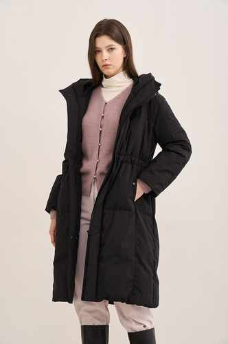 潮流直邮 韩国SJSJ正品 24冬 时尚长款抽腰羽绒服SJ2EBQOT143W