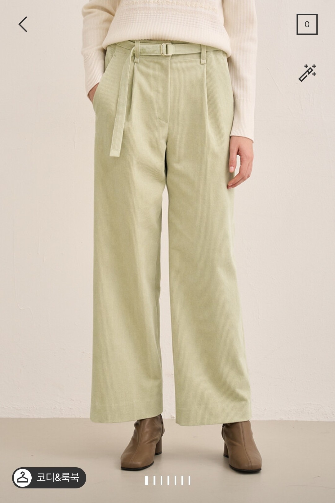 潮流直邮 韩国SJSJ正品 24冬 时尚灯芯绒长裤SJ2EAWPC487W