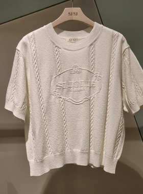 潮流直邮 SJSJ 韩国代购 2024春 时尚针织衫 SJ2E4-KTO183W