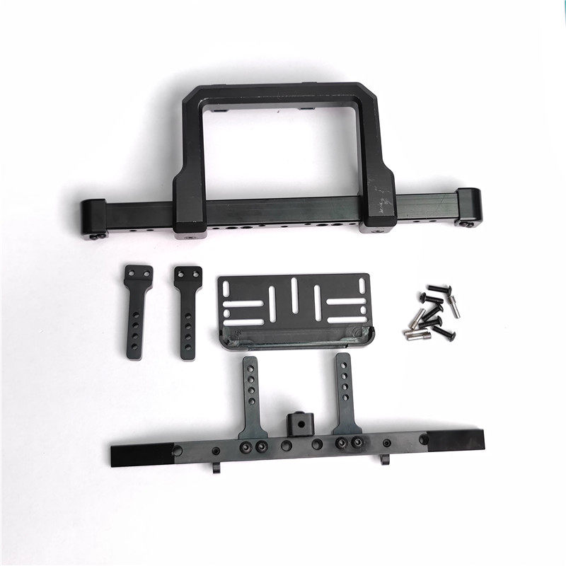 TRX4 랜드 로버 클래식 앞 범퍼 AOXING MANGNIU 유니버설 10 자동차 D90 앞 범퍼 앞 충돌 방지 금속 범퍼
