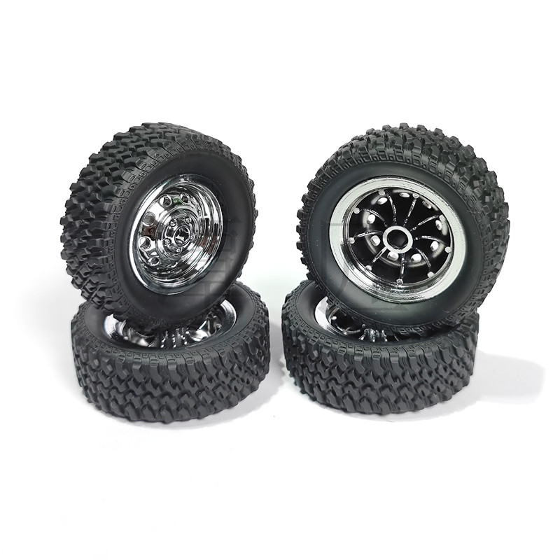 원격 제어 모델 자동차 허브 타이어 5MM 외경 61MM 타이어 타이어 피부 야생 암소 장난 꾸러기 용과 결합 범용