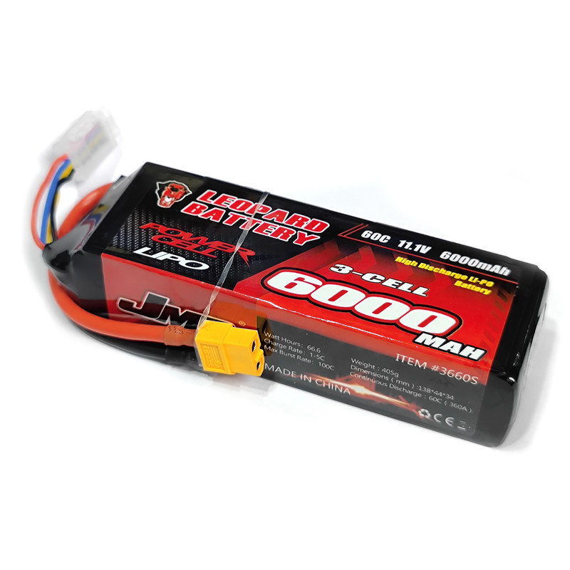 LEOPARD 리튬 배터리 6000MAH60C 3S THOR TANK 300 UDR TR4|6 MOJAVE SLEDGE 제어가 용이함