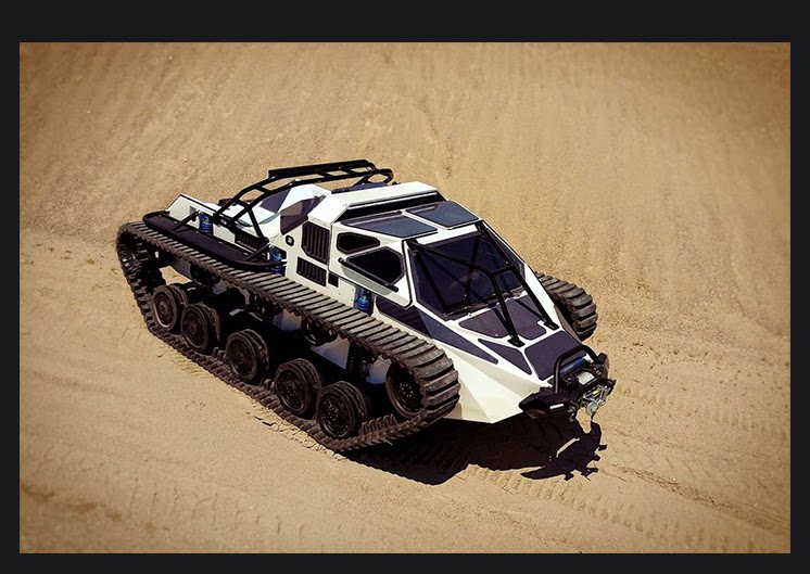 粗齿锯战车ev2遥控高速漂移履带坦克装甲车枪控机甲男孩玩具模型