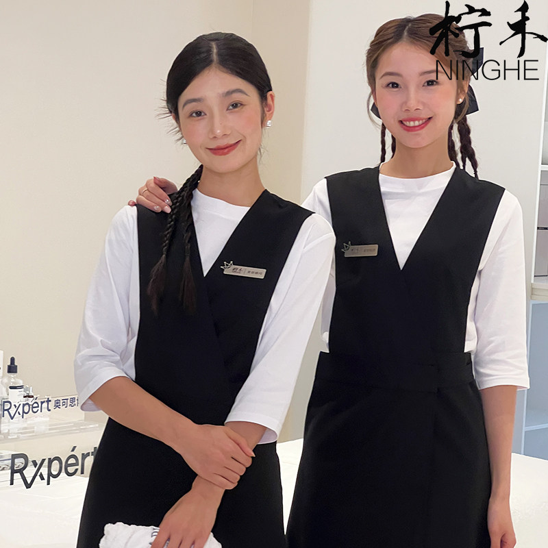 新款秋冬高级美容院工作服女气质酒店工作制服