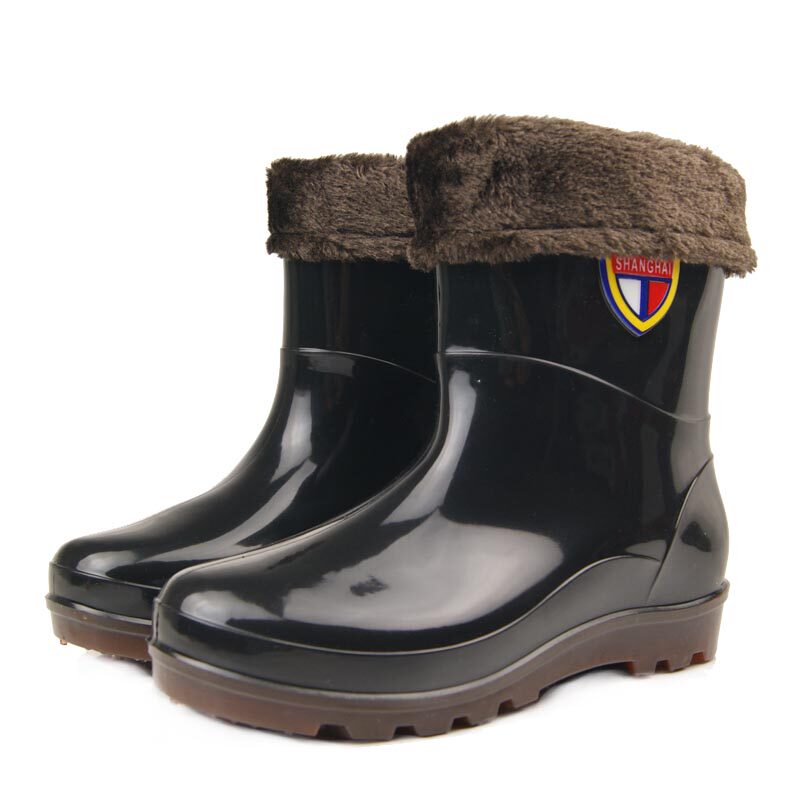 Chaussures - bottes caoutchouc homme pour hiver - semelle tendon - Ref 960326 Image 3