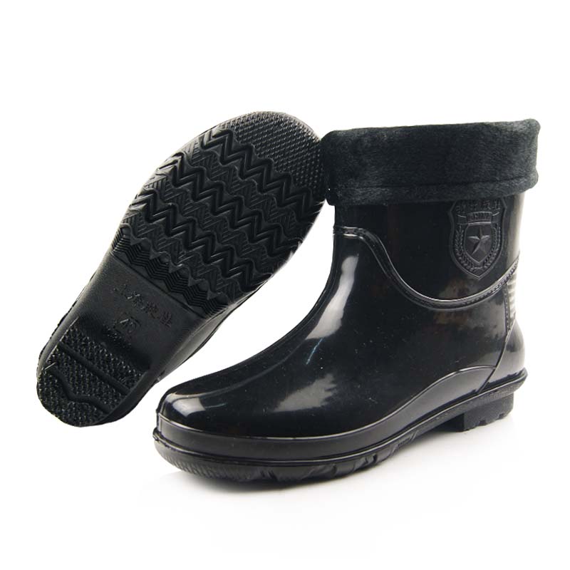 Chaussures - bottes caoutchouc homme pour hiver - semelle tendon - Ref 971395 Image 4