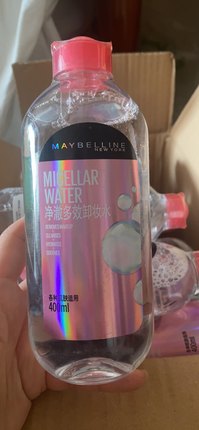 美宝莲净澈多效卸妆水400ml有效期至25年