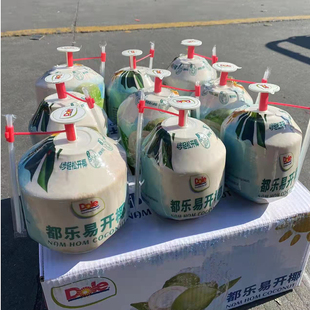 现货都乐DOLE易开椰青泰国进口9个装香水椰汁大果新鲜水果包邮