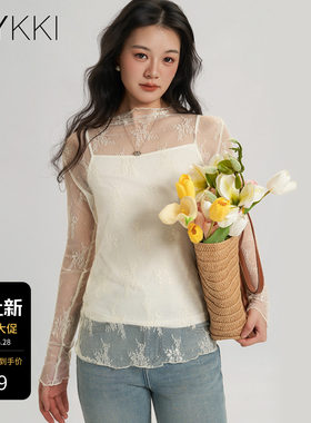 艾维蕾丝透视打底衫T恤