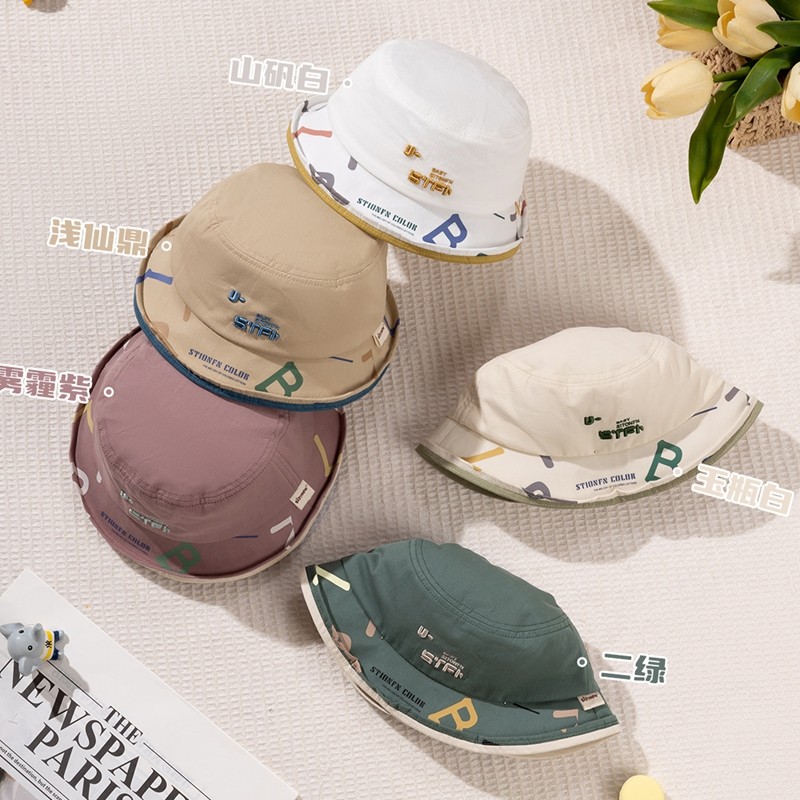 星童坊26年春季盆帽48/50潮流字母公主帽可爱渔夫帽6-24月遮阳帽,童装/婴儿装/亲子装,帽子,淘宝优惠券,粉丝福利购,淘宝优惠卷