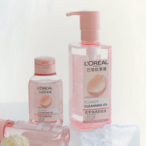 欧莱雅卸妆油花萃净透卸妆水