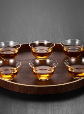 世器耐热玻璃茶杯品茗杯主人杯