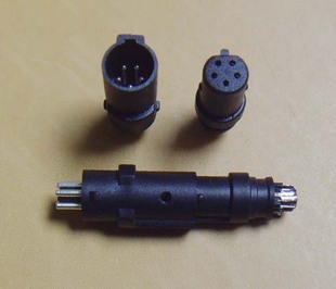 宝马5p插头连接器 车载摄像头视频高清线连接器5p圆心插头