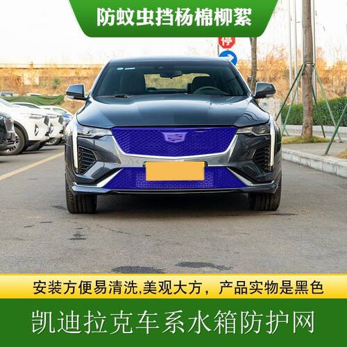 适用凯迪拉克中网水箱防护网CT4CT5XT4XT6中网防虫网高速防柳絮网