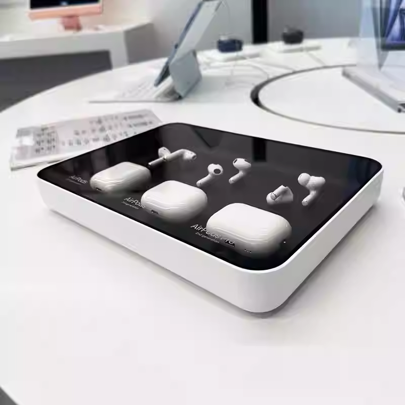适用于苹果AirPods 防盗展示盒华为无线蓝牙耳机模型展示架机模
