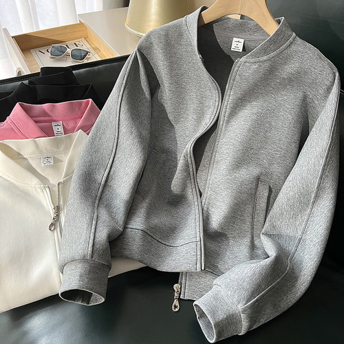 十年老店/好品质拉链开衫卫衣女