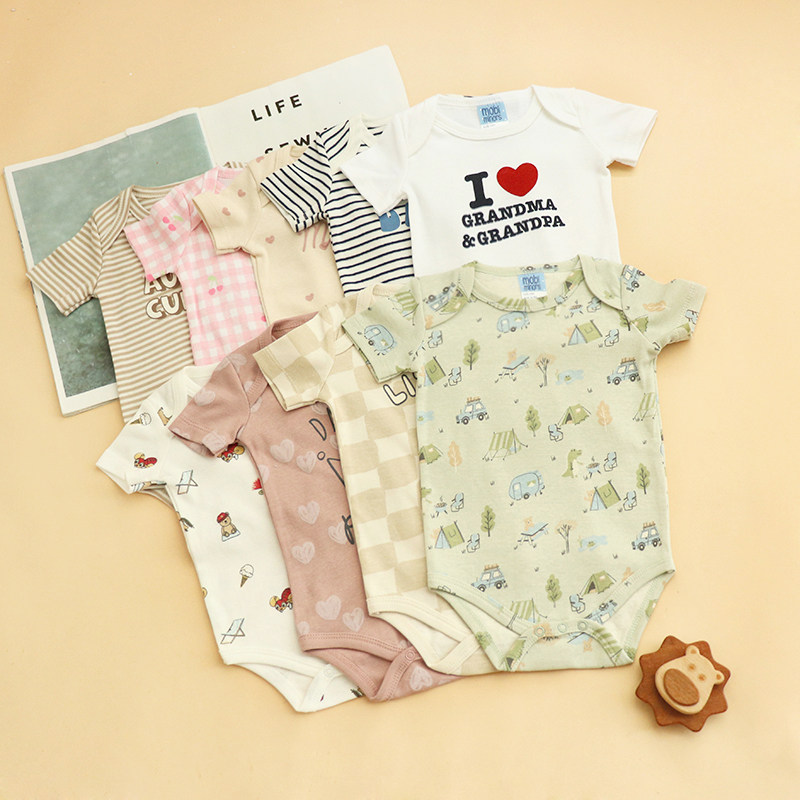 纯棉宝宝护肚短袖包屁衣夏季婴儿三角哈衣0-24个月短袖爬服爬衣,童装/婴儿装/亲子装,连身衣/爬服/哈衣,淘宝优惠券,粉丝福利购,淘宝优惠卷