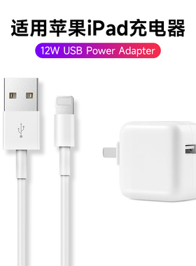 ipad第7代充电器线A2197 A2200 A2198 2019年款Air正品适用于苹果5平板3电脑Air1mini4pro2数据线6电源适配器