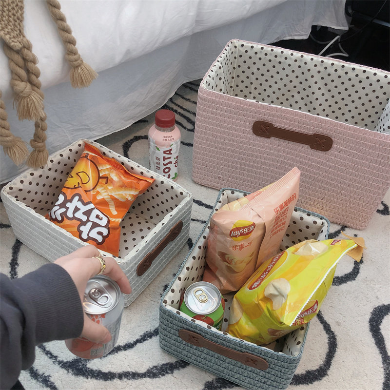 家用加大号编织筐脏衣篮玩具收纳筐零食落地整理箱大储物箱