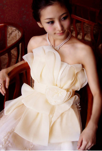 奢侈皇后 韩国luxyqueen代购 韩版潮流时尚名媛婚纱 晚礼服