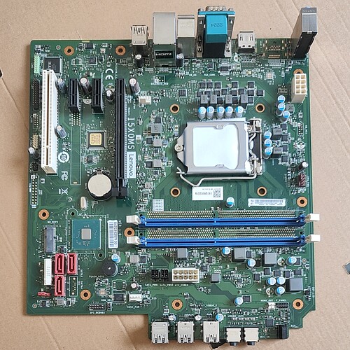 联想原装I5X0MS M445 E98主板 支持11代CPU DDR4内存 前置6个USB
