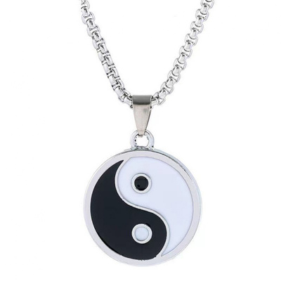中国风八卦太极项链男潮个性时尚