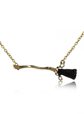 霹雳项链死亡圣器的魔法扫帚项链