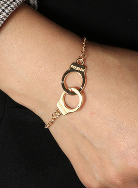 欧美跨境饰品合金百搭个性手链时