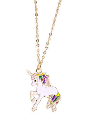 速卖通热卖unicorn独角兽项链新