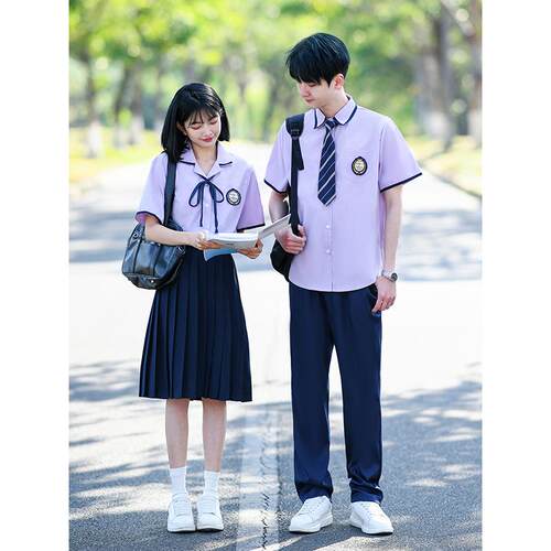 泰国校服Jkd制夏季短袖男