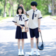 班服初中生学院风套装 毕业照合唱朗诵演出服小学高中JK制服衬衫