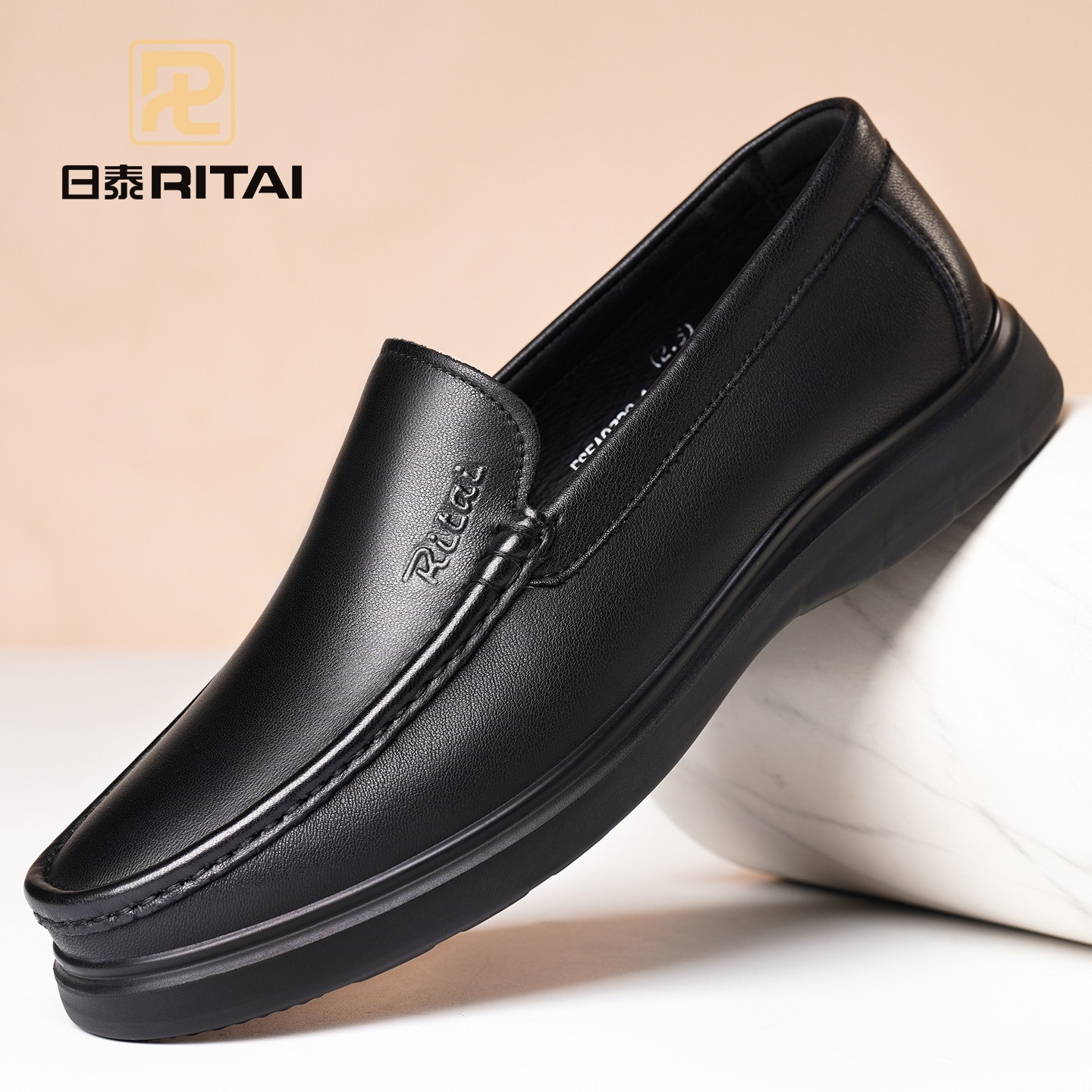 日泰乐福鞋男羊皮透气春季新款懒人一脚蹬豆豆鞋软皮软底休闲皮鞋,流行男鞋,乐福鞋（豆豆鞋）,淘宝优惠券,粉丝福利购,淘宝优惠卷
