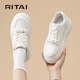 春夏新款 百搭增高6.5CM 时尚 日泰女鞋 休闲鞋 显高小白鞋 透气板鞋 女