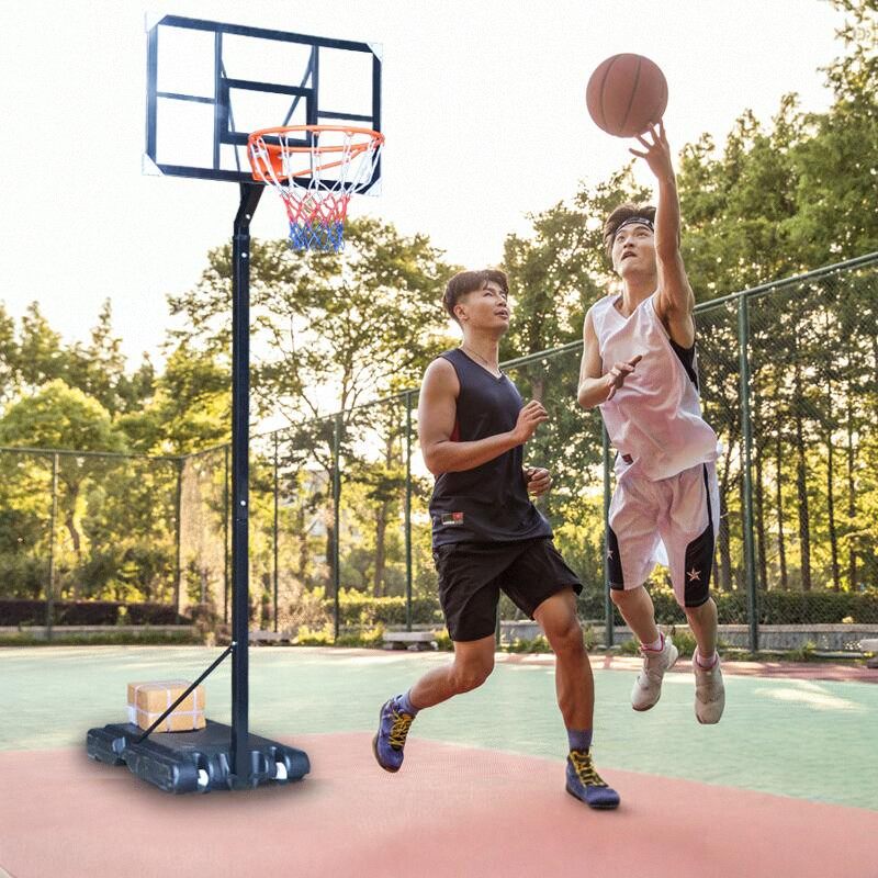 成人篮球框家用室内可升降篮球架青少年儿童户外移动训练投蓝架子