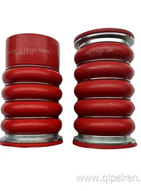 东风天龙KL中冷器连接胶管KL增压器进气出去胶管1119125-T38V0